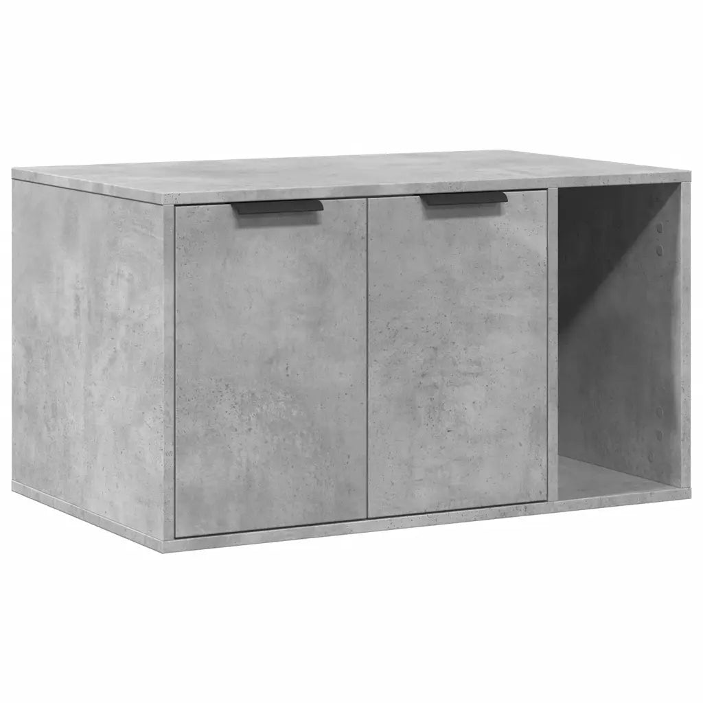 Recinto per lettiera per gatti 80x50x45 cm in truciolato