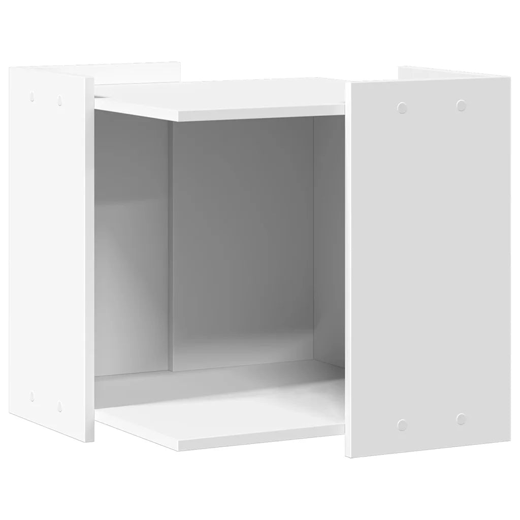 Recinto per lettiera per gatti 53x53x51 cm in truciolato