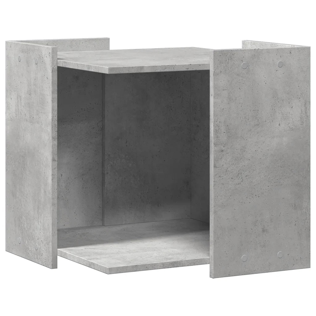 Recinto per lettiera per gatti 53x53x51 cm in truciolato
