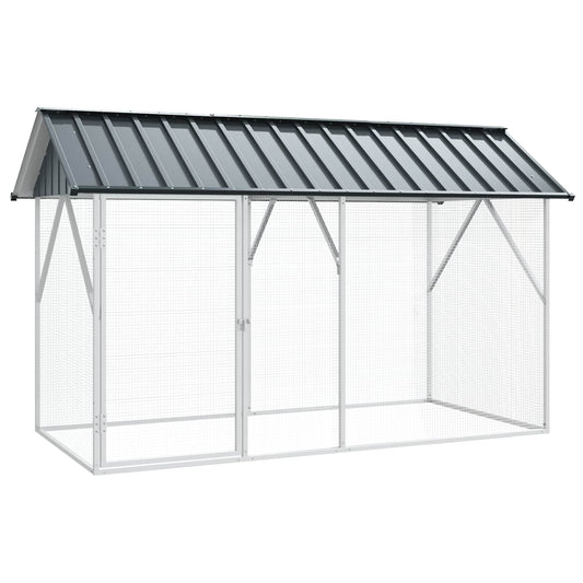 Gabbia per uccelli Antracite 227 x 112 x 141 cm