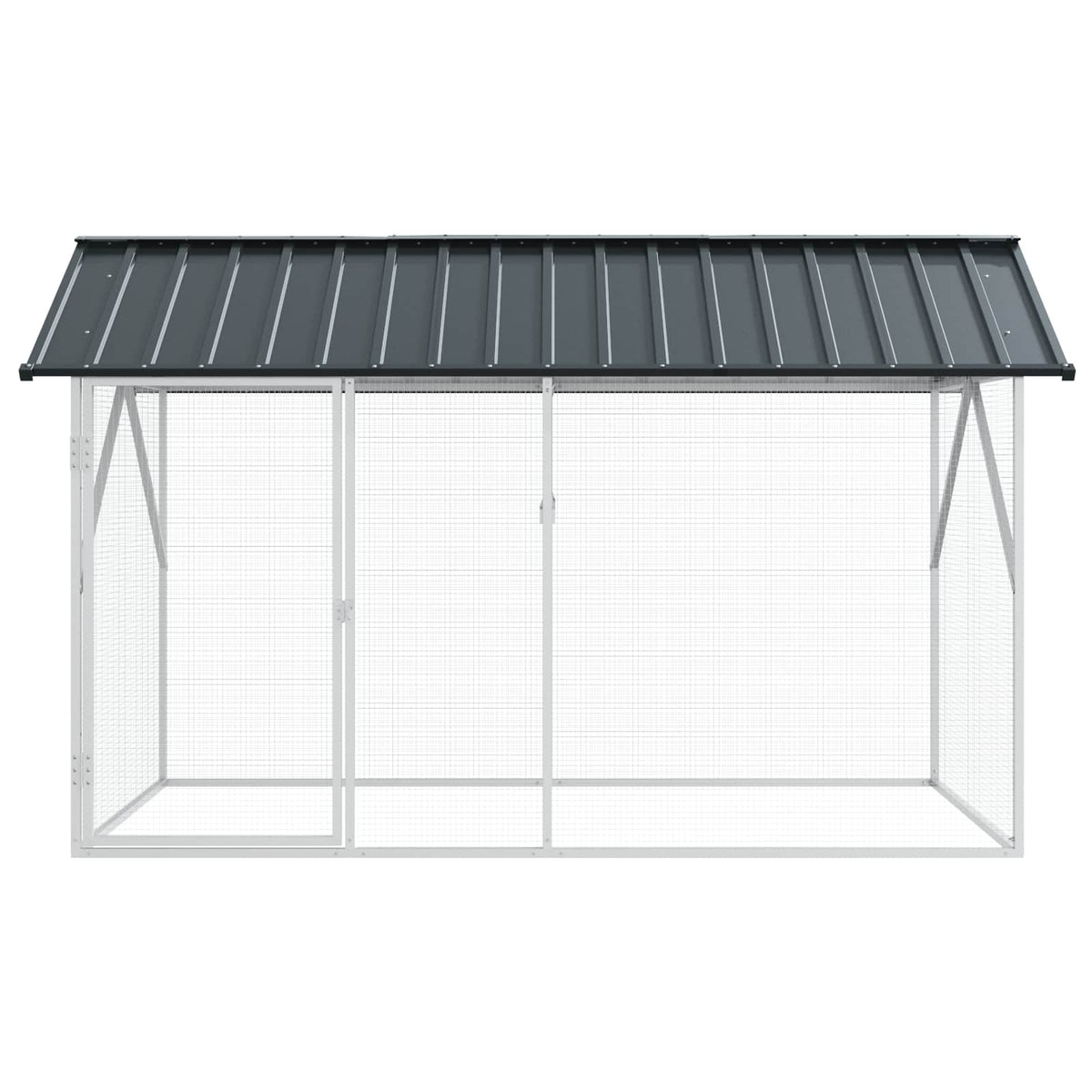 Gabbia per uccelli Antracite 227 x 112 x 141 cm
