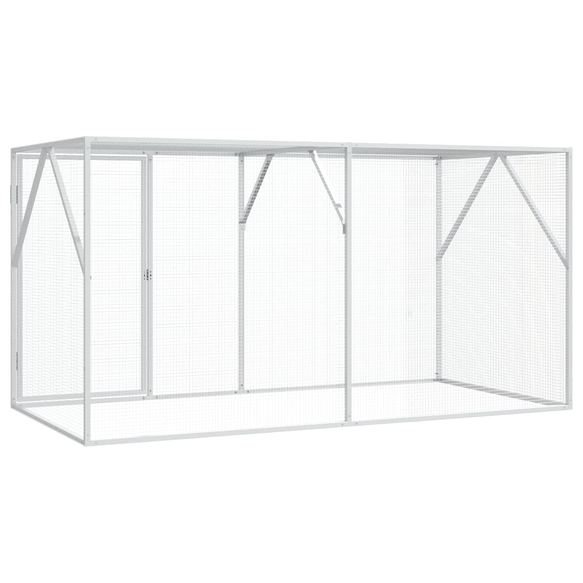 Gabbia per uccelli Argento 208 x 102 x 108 cm