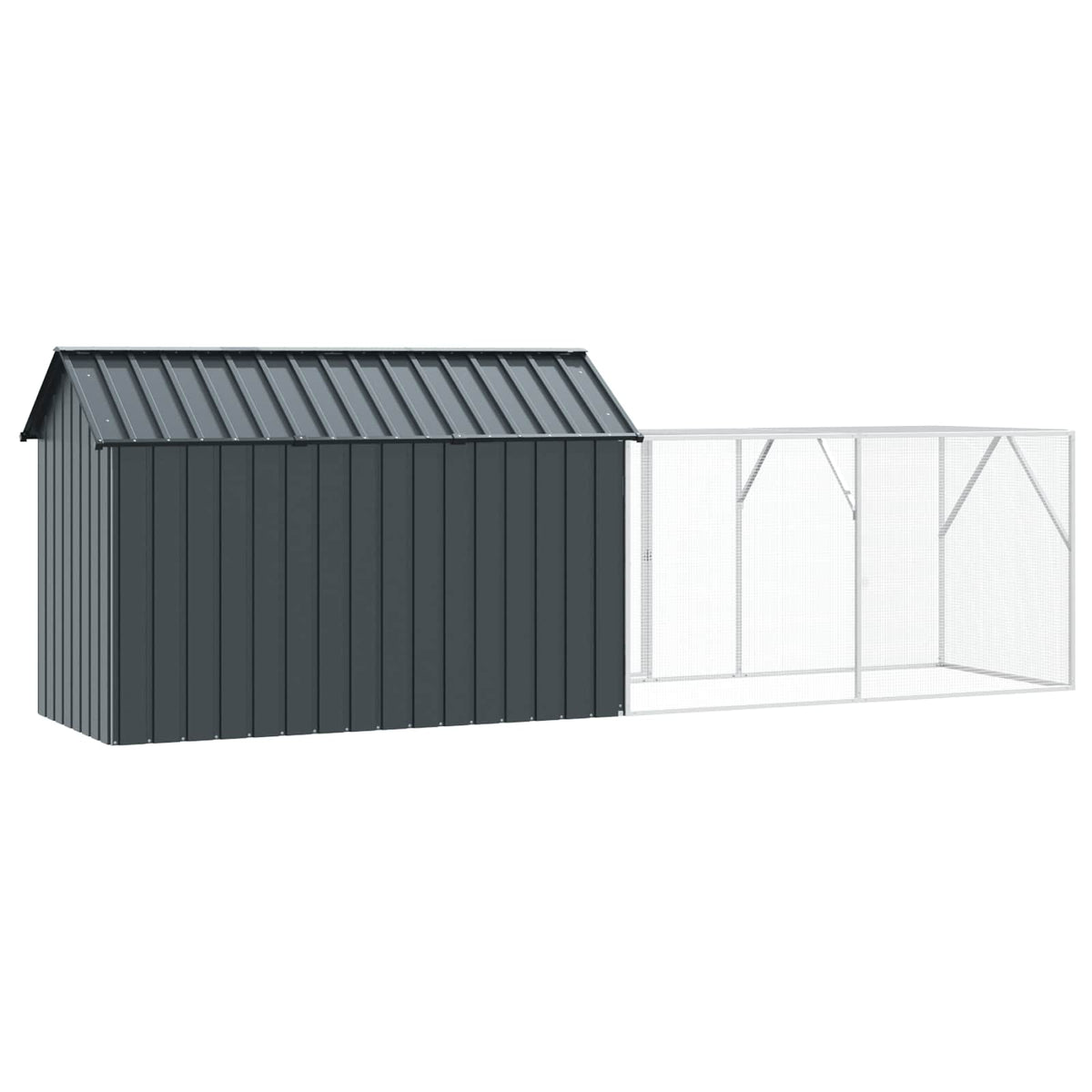 Gabbia per uccelli Antracite 416,5 x 103 x 142 cm