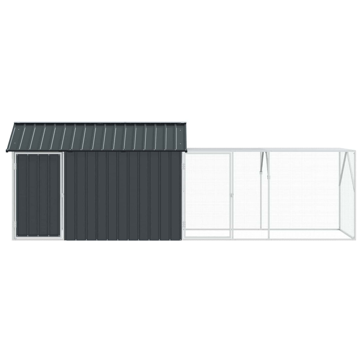 Gabbia per uccelli Antracite 416,5 x 103 x 142 cm