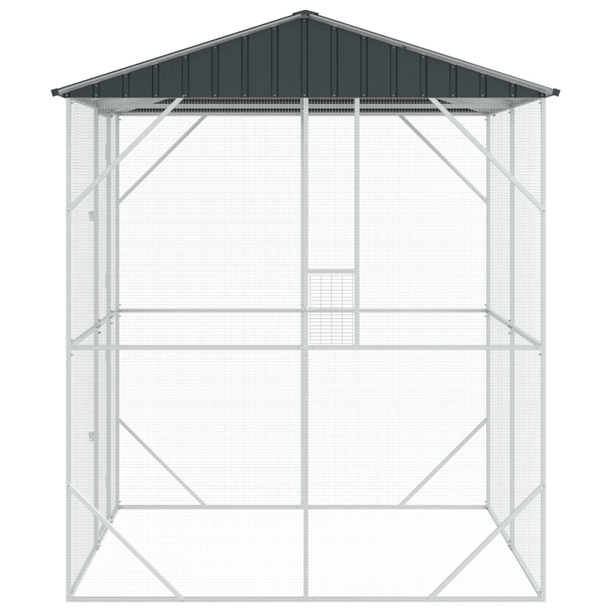 Gabbia per uccelli Antracite 215 x 208 x 247 cm