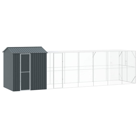 Gabbia per uccelli Antracite 824 x 208 x 247 cm Acciaio zincato