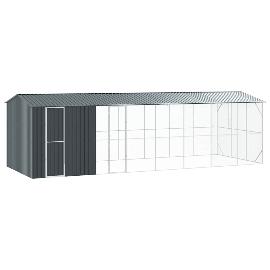 Gabbia per uccelli Antracite 860 x 310 x 247 cm Acciaio zincato