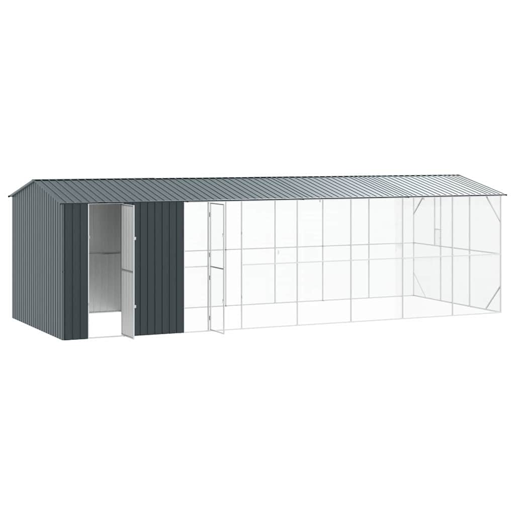 Gabbia per uccelli Antracite 860 x 310 x 247 cm Acciaio zincato
