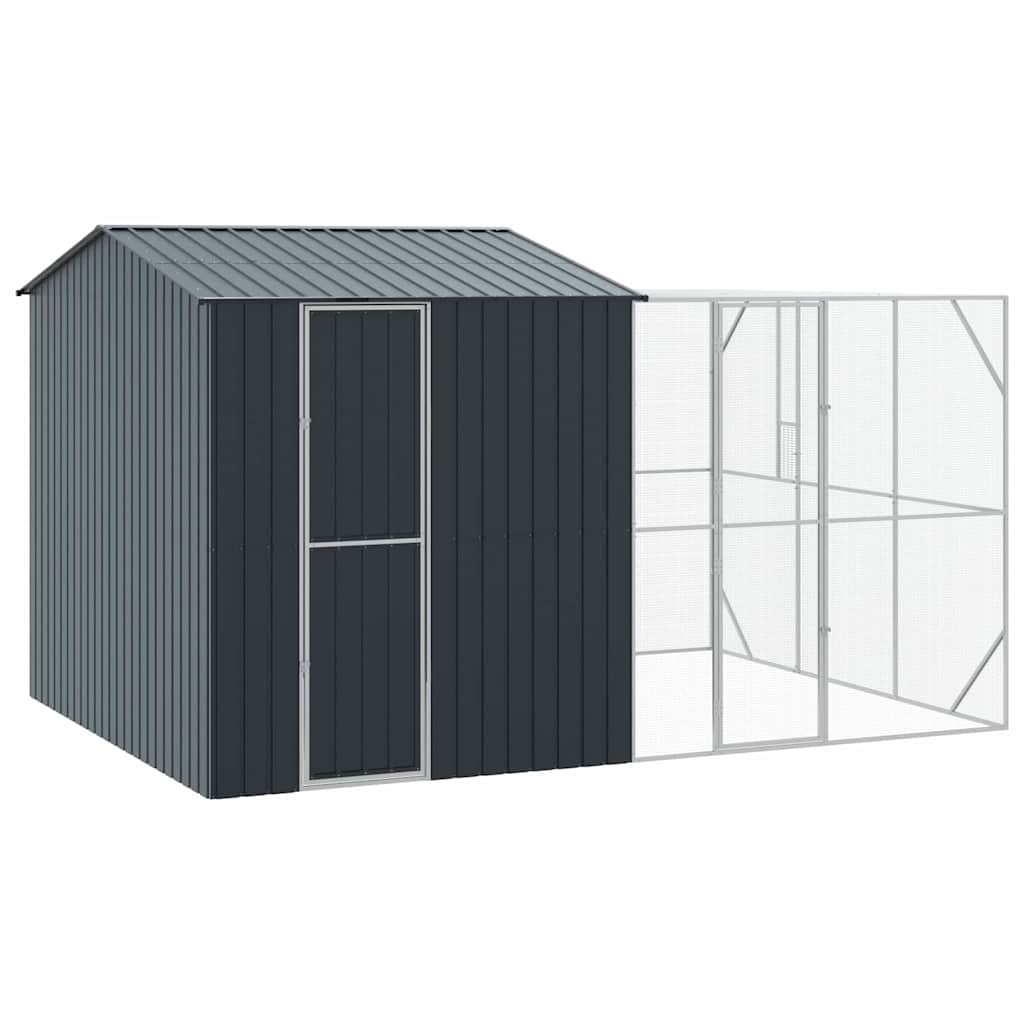 Gabbia per uccelli Antracite 425 x 304 x 247 cm Acciaio zincato