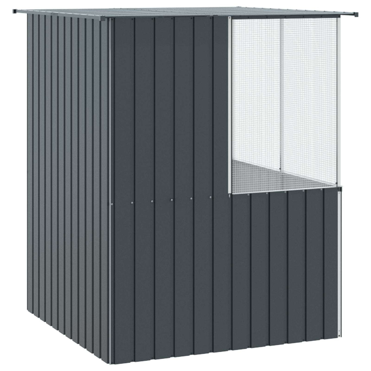 Gabbia per uccelli Antracite 165 x 165 x 200 cm Acciaio zincato