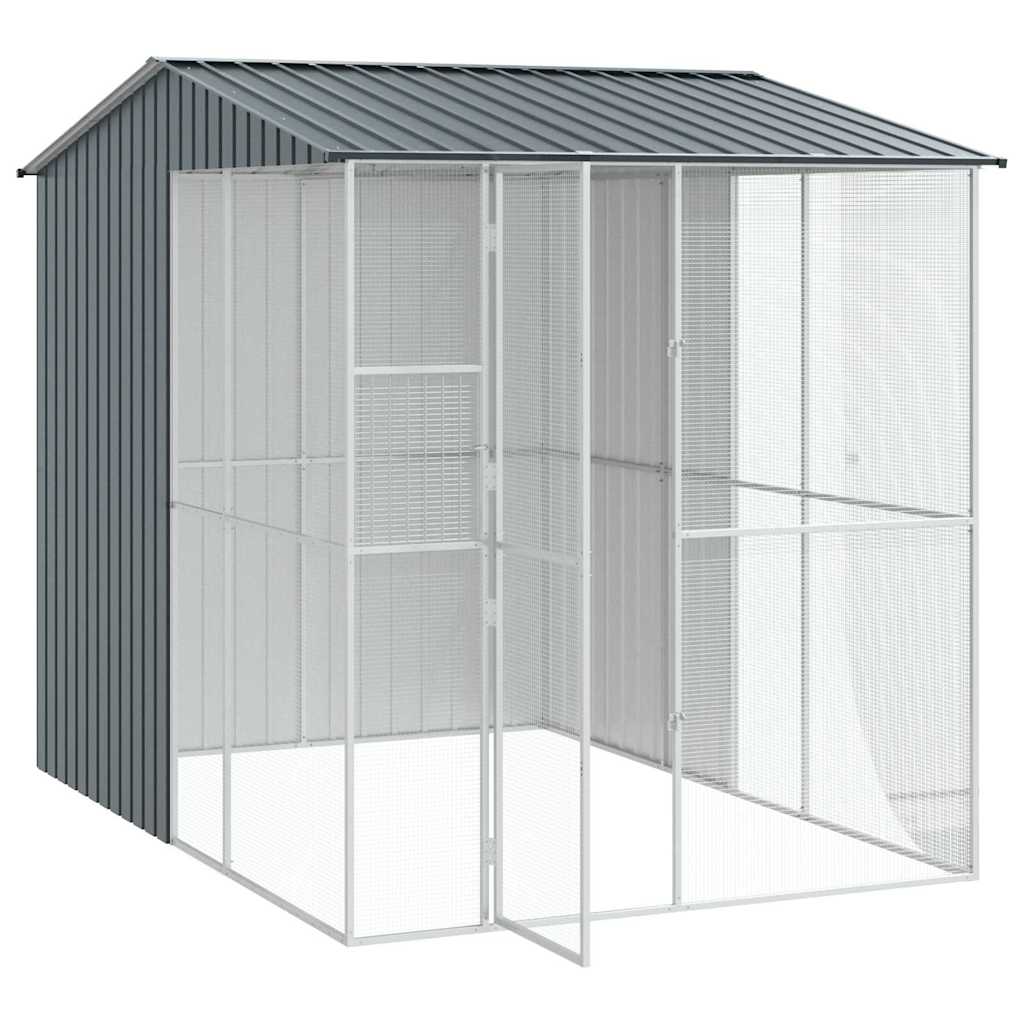 Gabbia per uccelli Antracite 215 x 310 x 247 cm Acciaio zincato