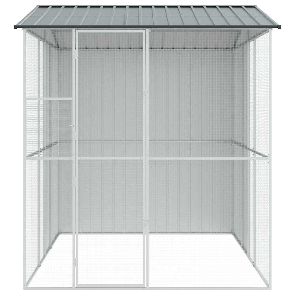 Gabbia per uccelli Antracite 215 x 310 x 247 cm Acciaio zincato