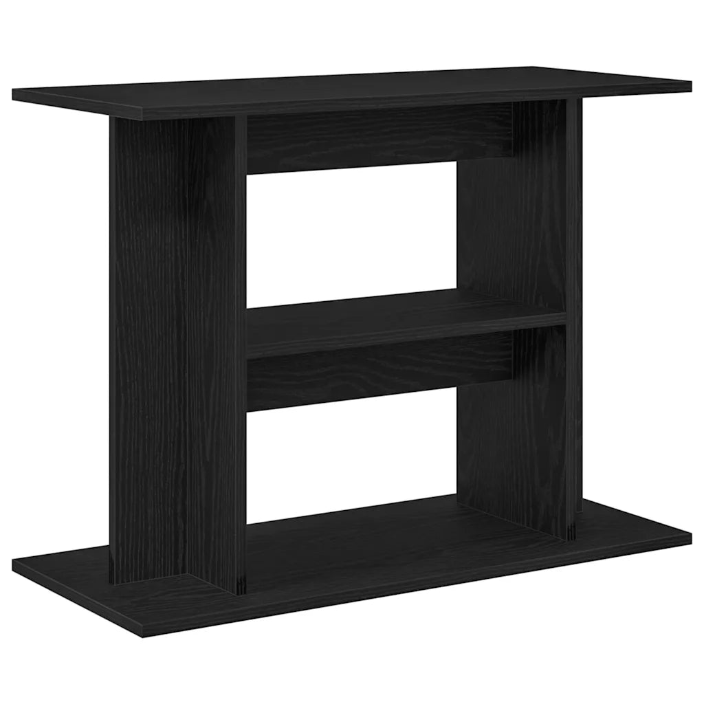 Supporto per acquario 80x35x60 cm in legno multistrato con 3 ripiani