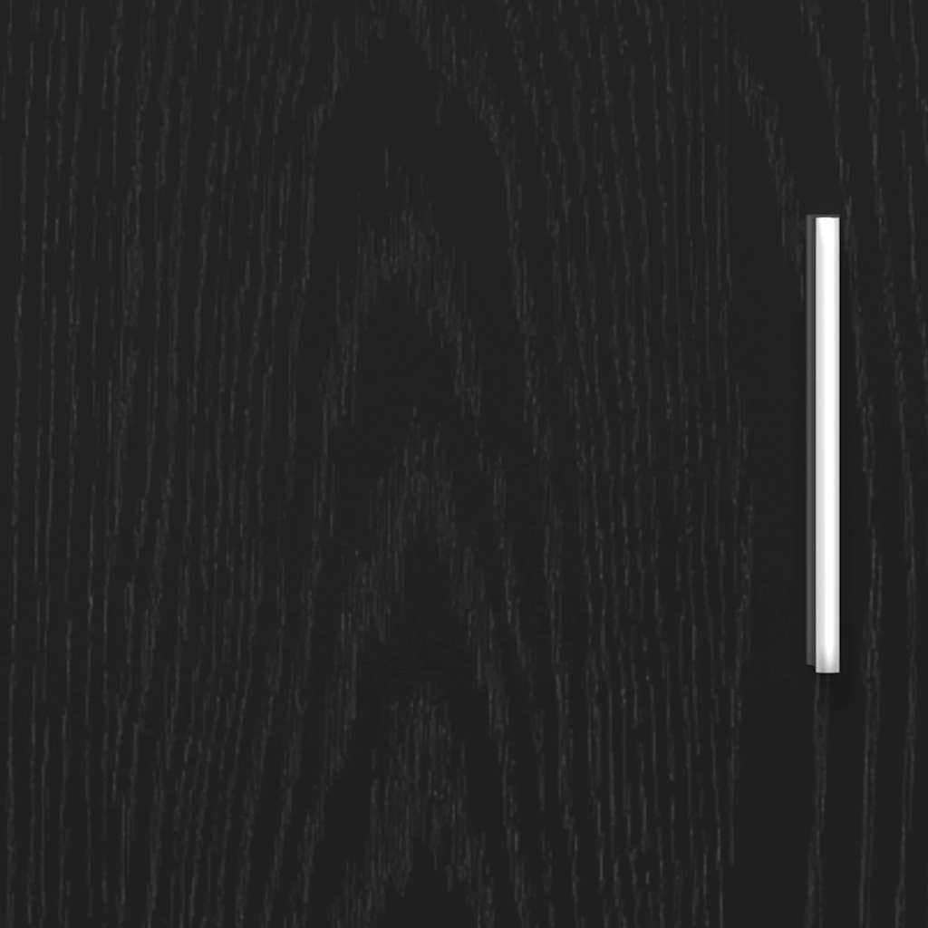 Supporto Acquario 121x41x58 cm Legno Multistrato Rovere Nero