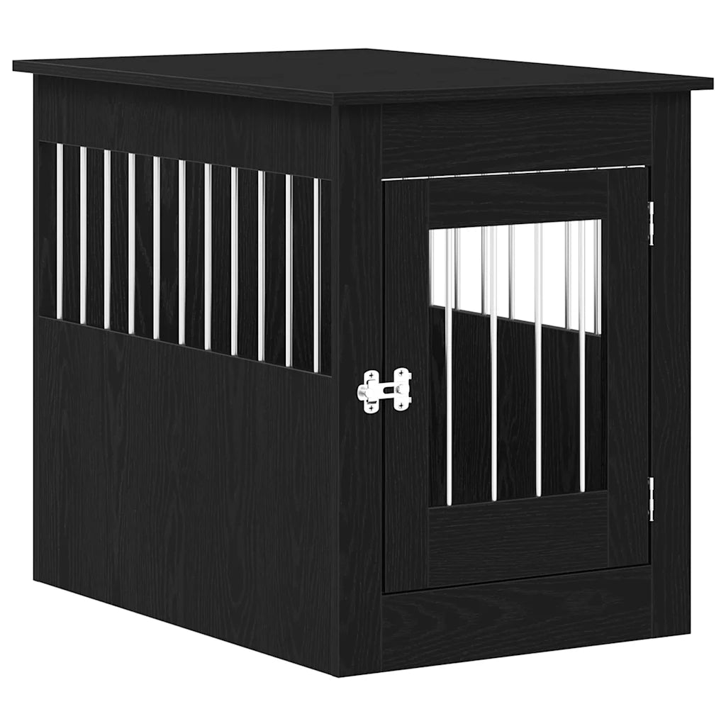 Gabbia per cani da arredamento 55x80x68 cm in legno multistrato