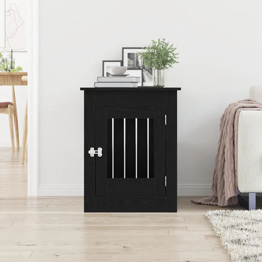 Gabbia per cani da arredamento 55x80x68 cm in legno multistrato