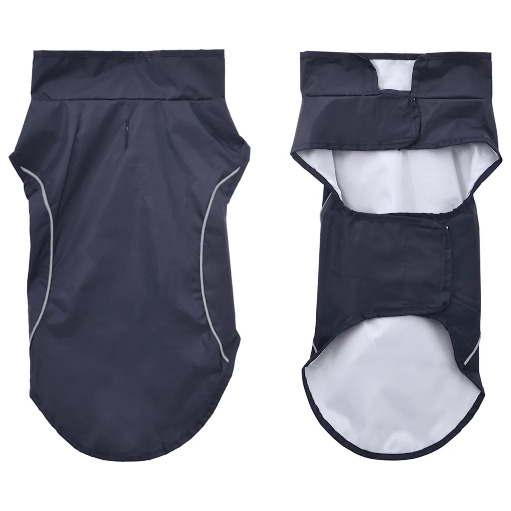 Impermeabile per cani con strisce riflettenti poliestere XS