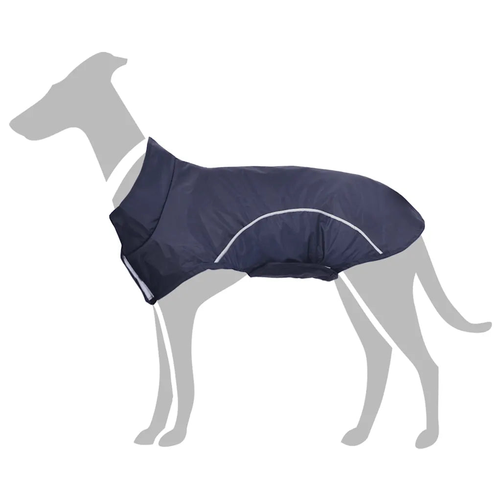 Impermeabile per cani XL con strisce riflettenti poliestere
