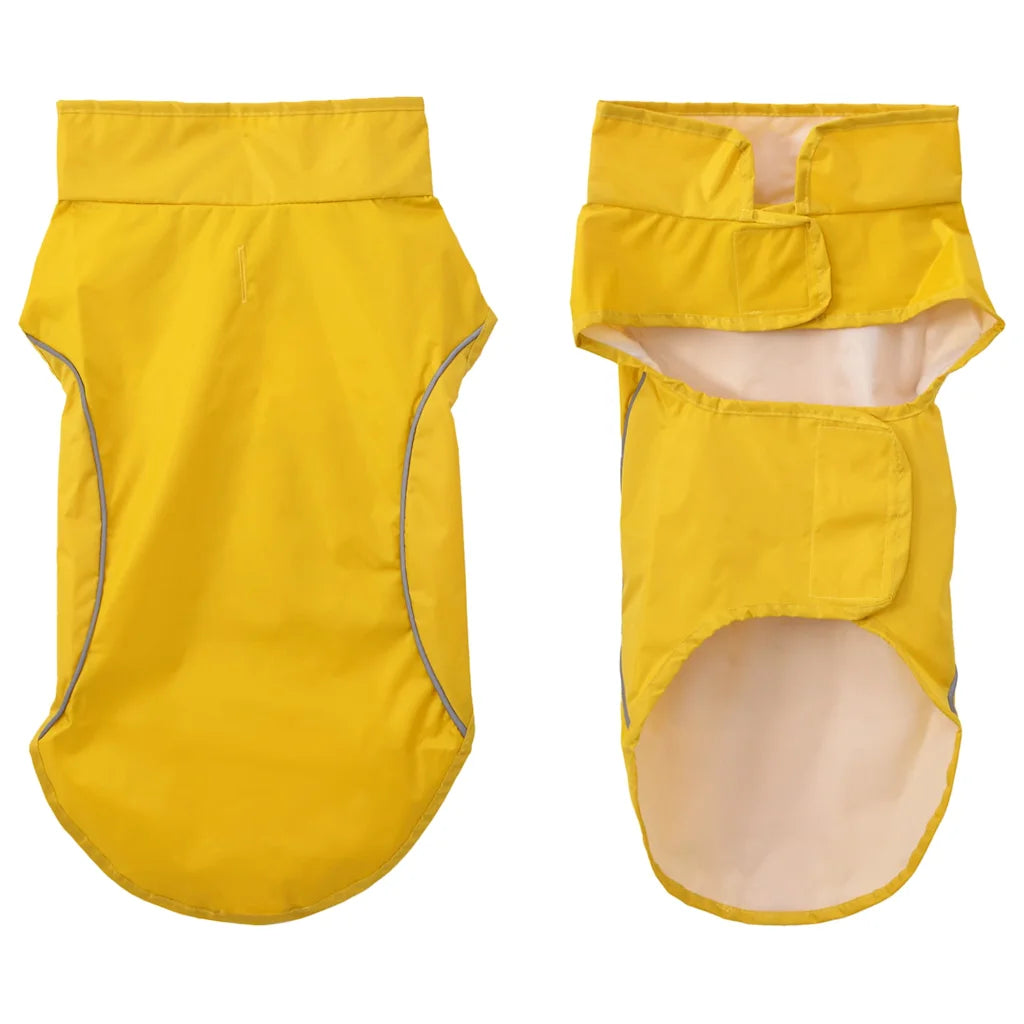 Impermeabile per cani con strisce riflettenti poliestere M