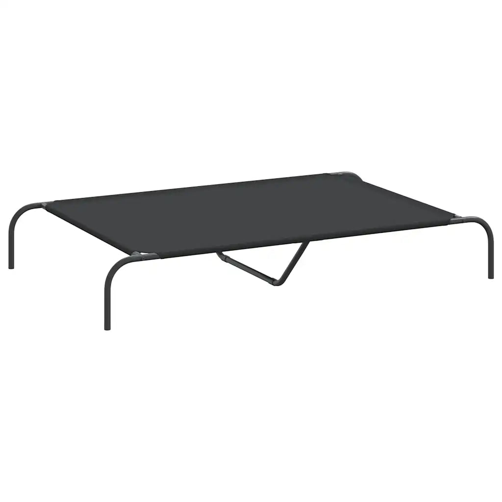 Cuccia per cani rialzata 130x80x20 cm in tela Oxford e acciaio