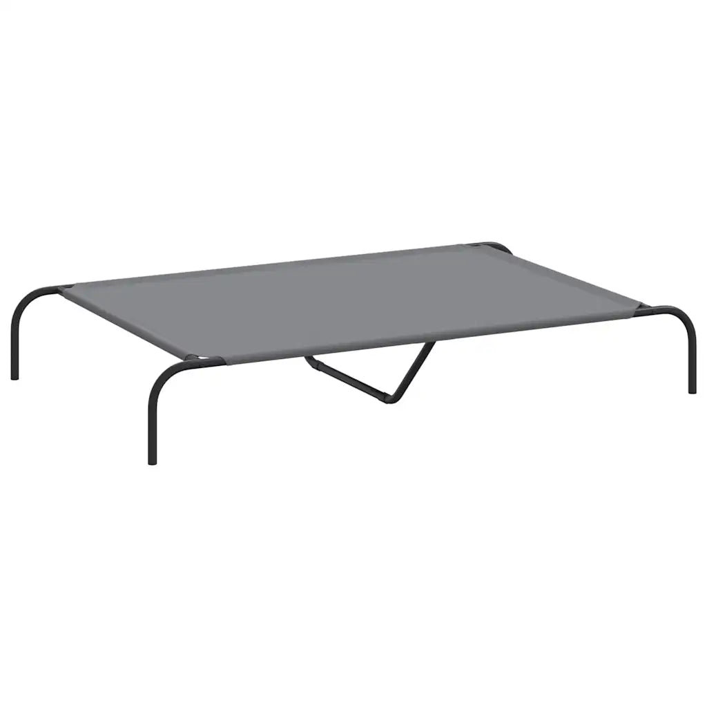 Cuccia per cani rialzata 130x80x20 cm in tela Oxford e acciaio