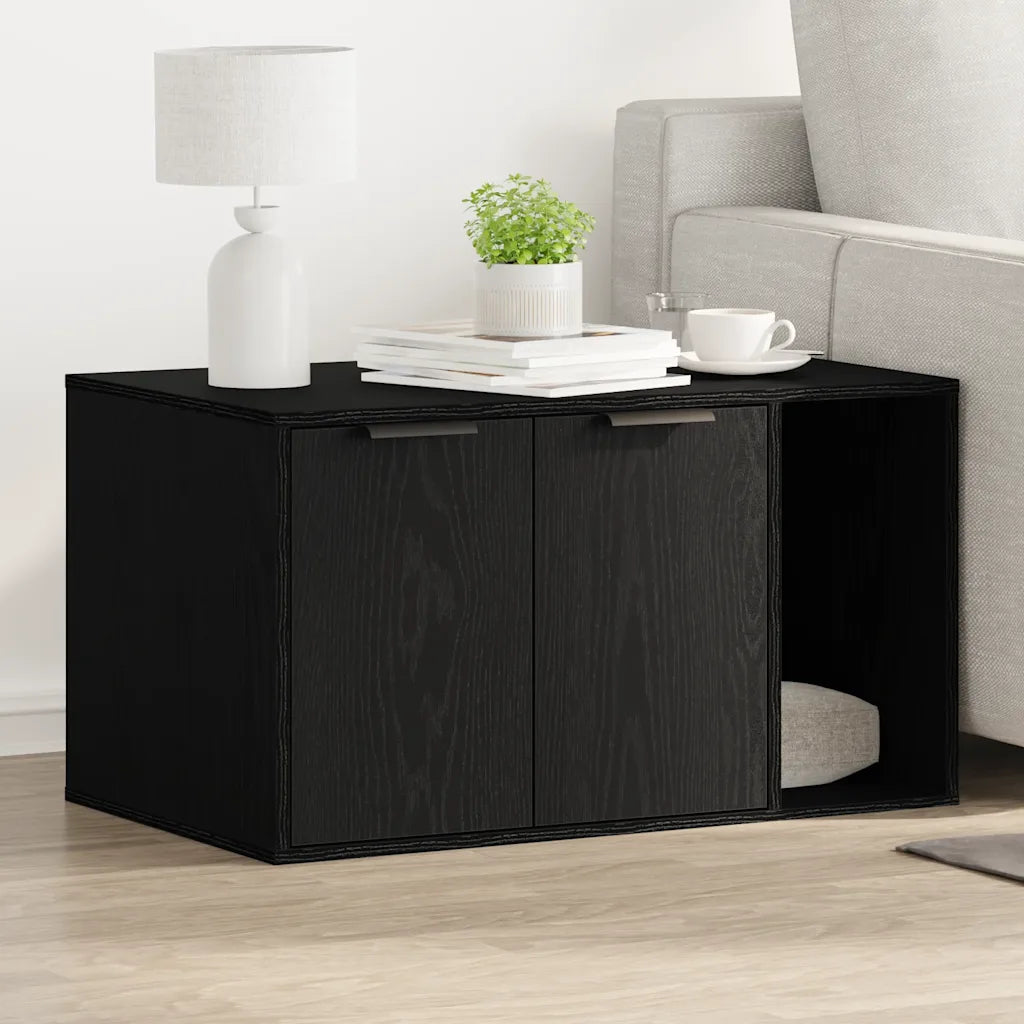 Recinto per lettiera per gatti 80x50x45 cm in truciolato