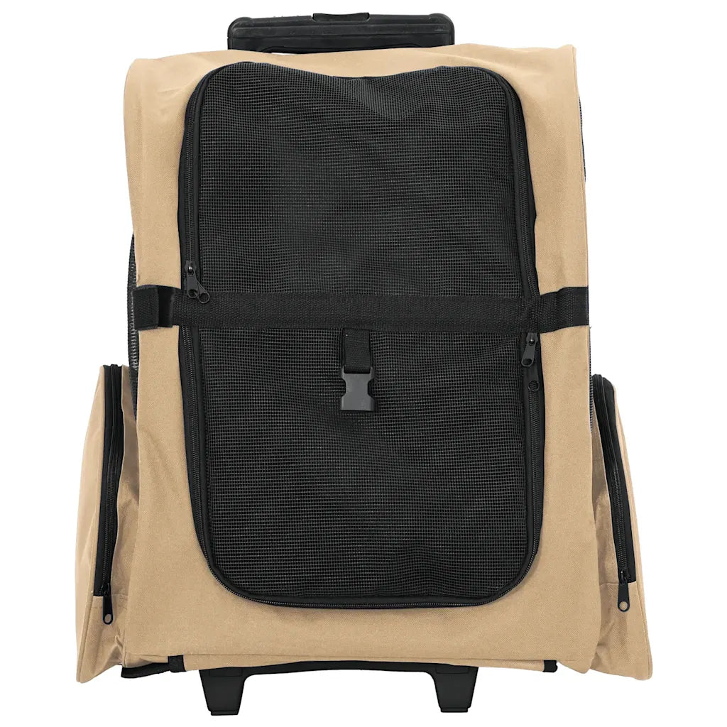Carrello per animali domestici 3 in 1 48x32x57-106 cm tessuto Oxford
