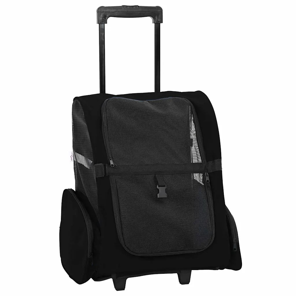 Carrello per animali domestici 3 in 1 48x32x57-106 cm tessuto Oxford