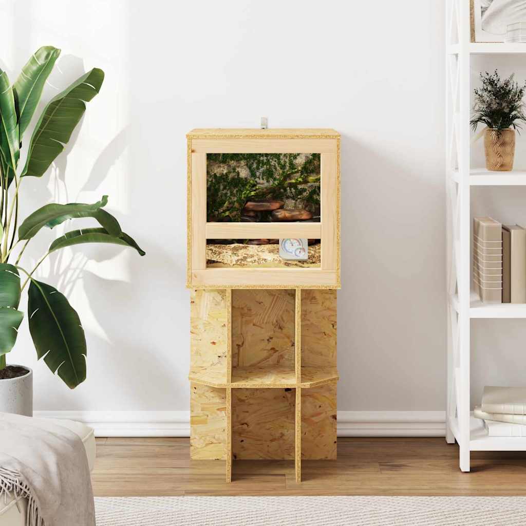 Terrario Marrone 40 x 40 x 90 cm OSB