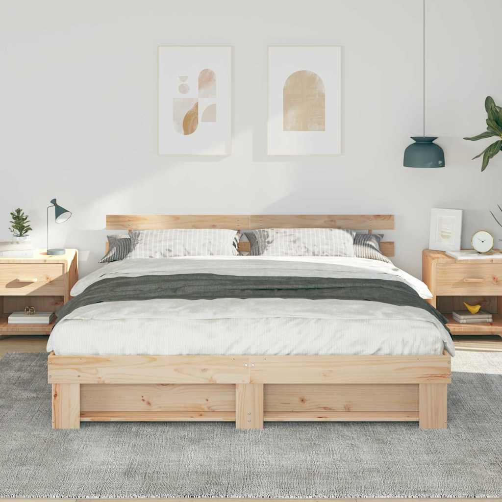 Struttura Letto in Pino 180 x 200 cm