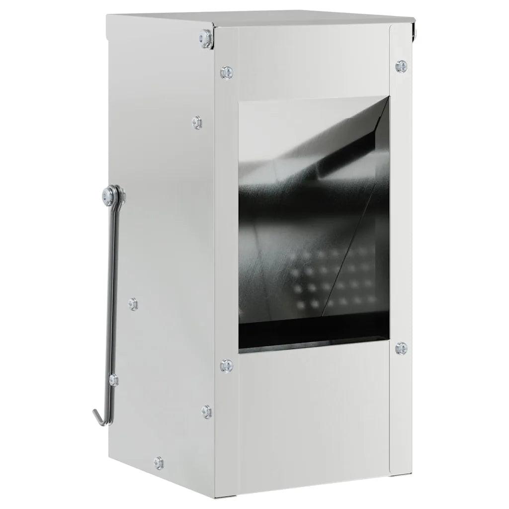 Mangiatore per conigli 12,5 x 12,5 x 25 cm in acciaio zincato