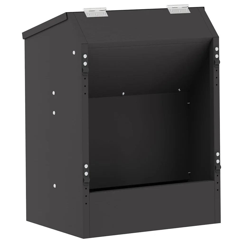 Mangiatore per conigli 33,5 x 25,5 x 45,5 cm in acciaio zincato