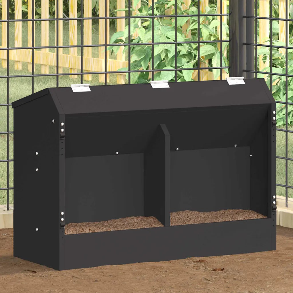 Mangiatore per conigli in acciaio 64,5 x 25,5 x 45,5 cm