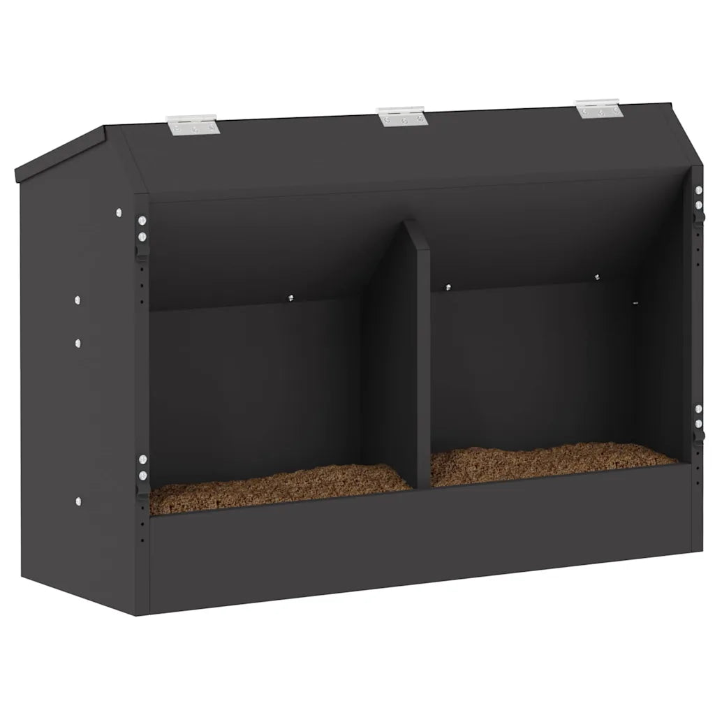 Mangiatore per conigli in acciaio 64,5 x 25,5 x 45,5 cm