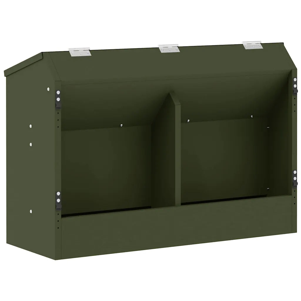 Mangiatore per conigli in acciaio 64,5 x 25,5 x 45,5 cm