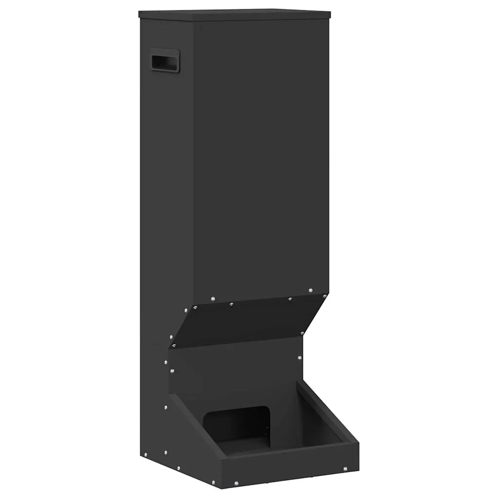 Mangiatore per cervi 28 x 30 x 80 cm in acciaio zincato