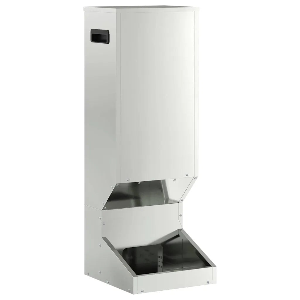 Mangiatore per cervi 28 x 30 x 80 cm in acciaio zincato