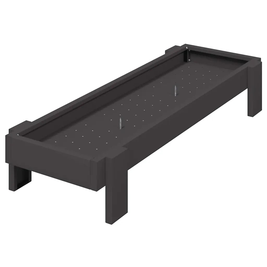 Mangiatoia per polli 80 x 28 x 13,5 cm in acciaio zincato