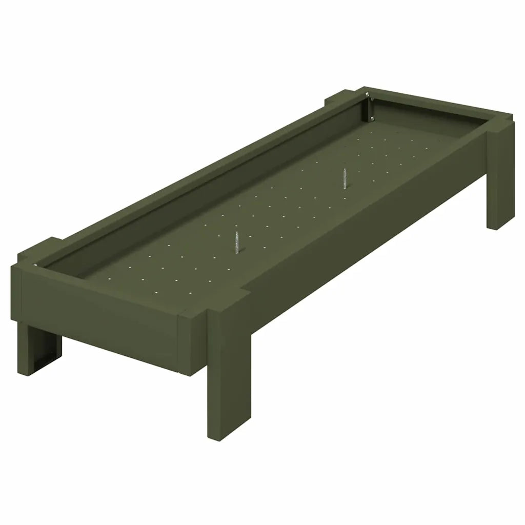 Mangiatoia per polli 80 x 28 x 13,5 cm in acciaio zincato