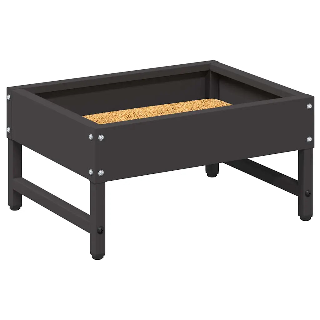 Mangiatore per uccelli 80 x 28 x 13,5 cm in acciaio zincato