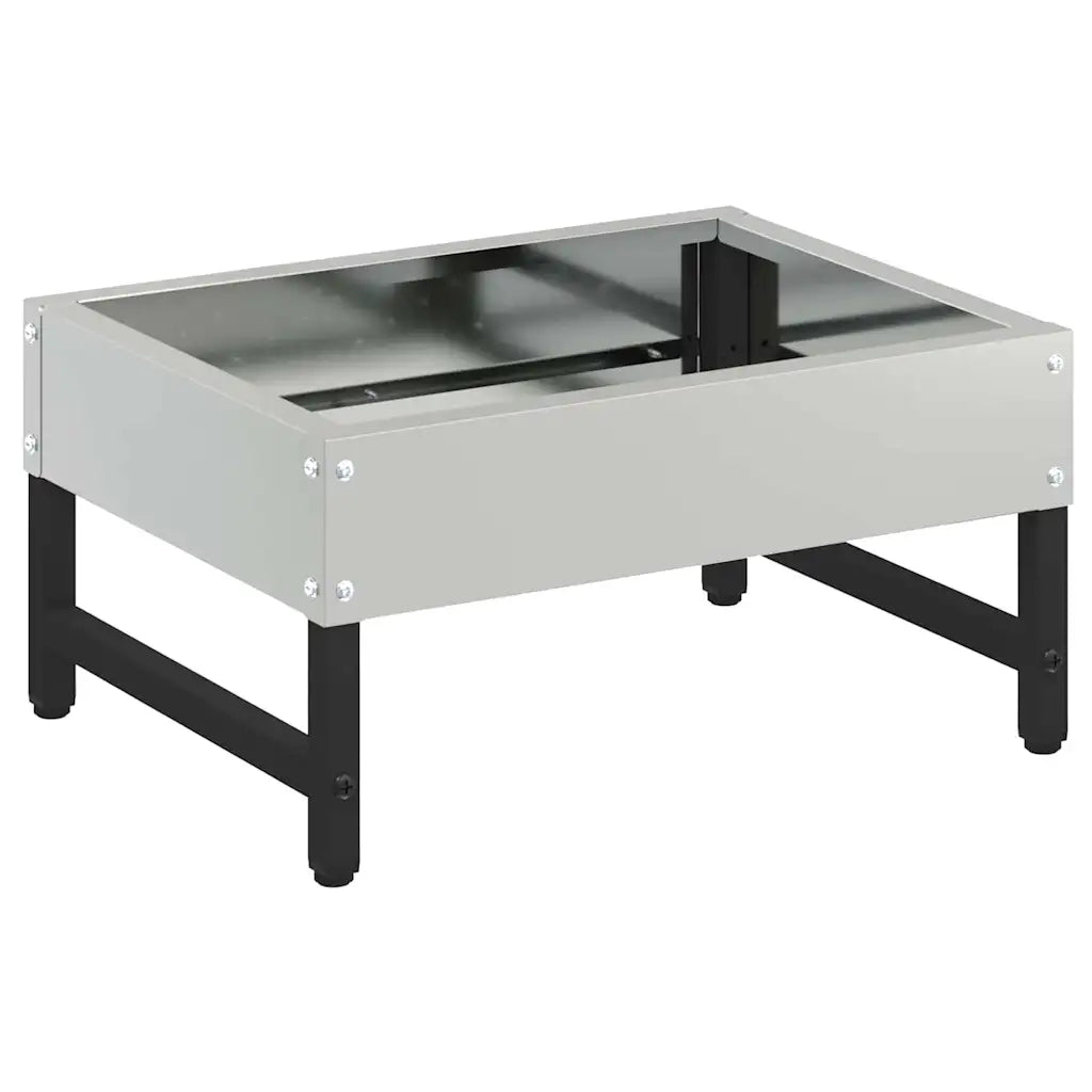 Mangiatore per uccelli 80 x 28 x 13,5 cm in acciaio zincato
