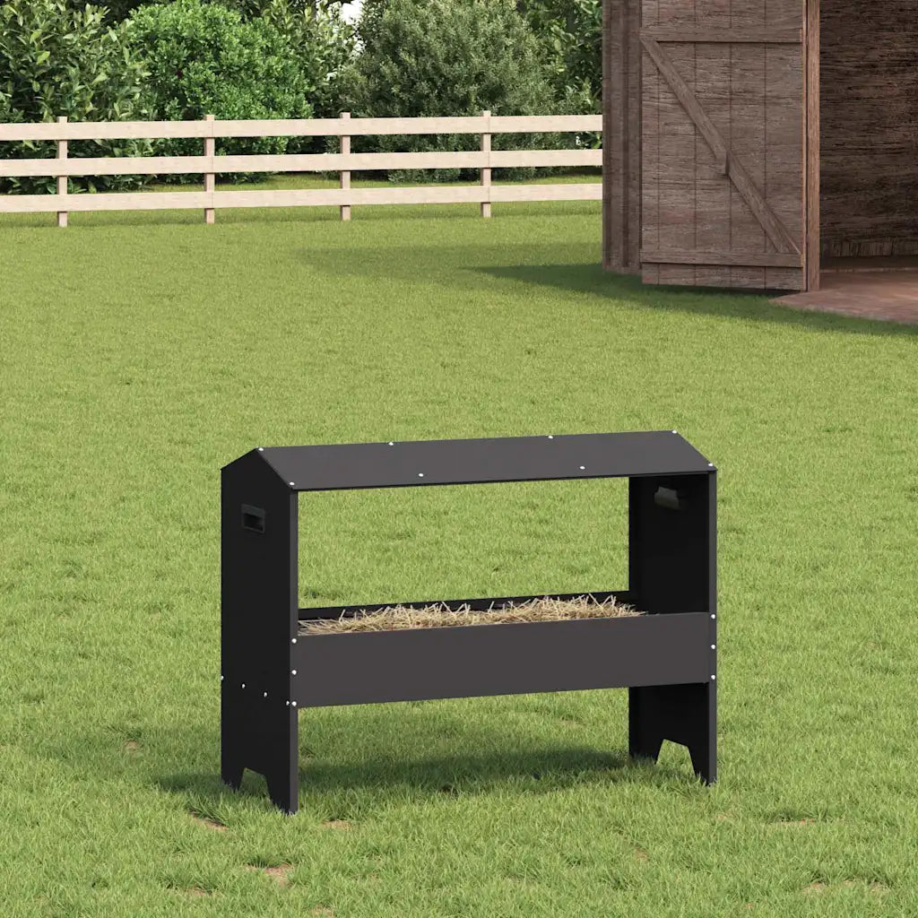 Abbeveratoio per bestiame 79 x 35 x 62 cm acciaio zincato