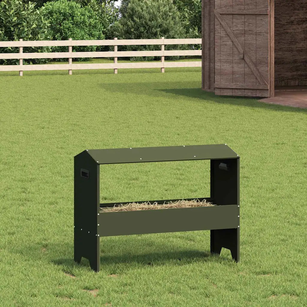 Abbeveratoio per bestiame 79 x 35 x 62 cm acciaio zincato