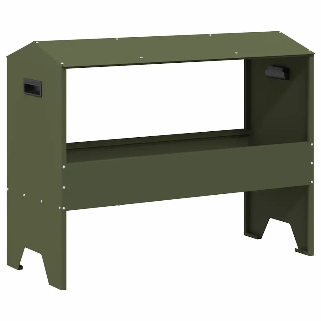 Abbeveratoio per bestiame 79 x 35 x 62 cm acciaio zincato