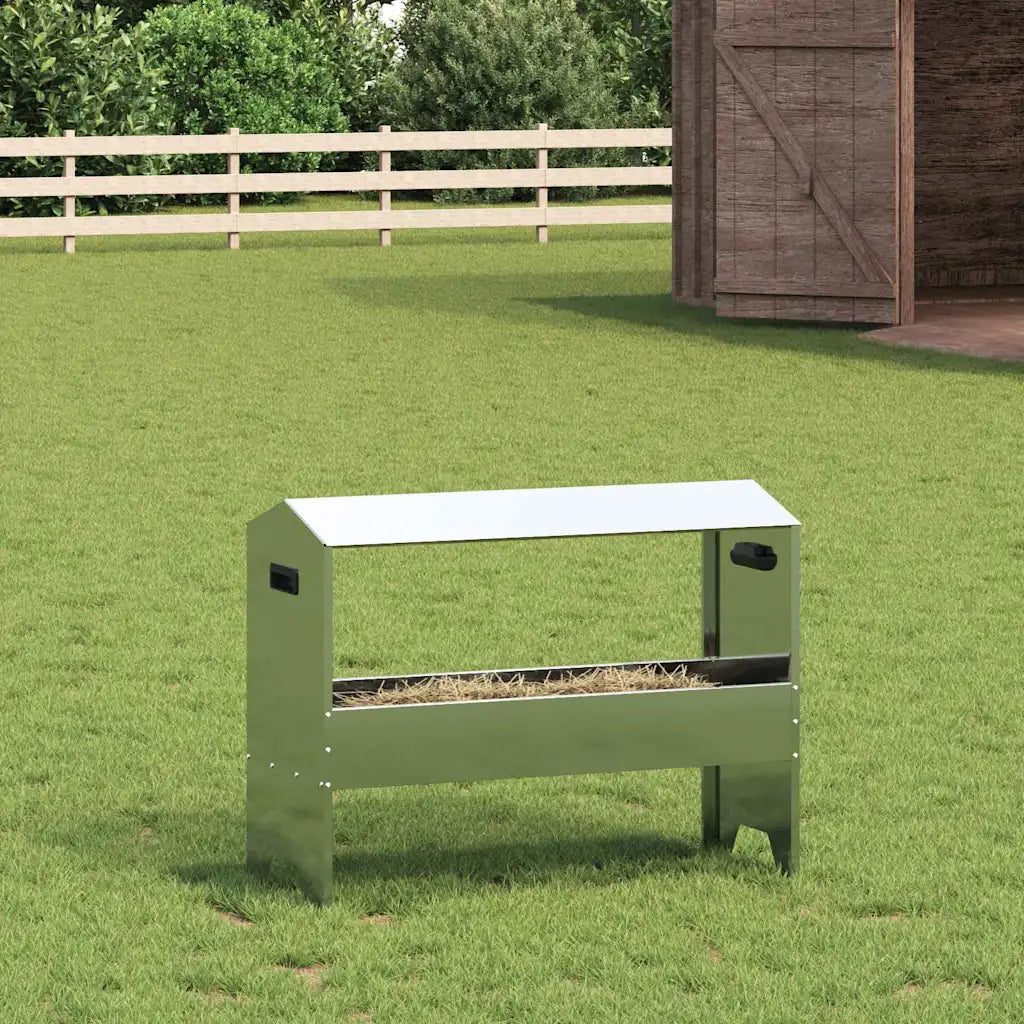 Abbeveratoio per bestiame 79 x 35 x 62 cm acciaio zincato