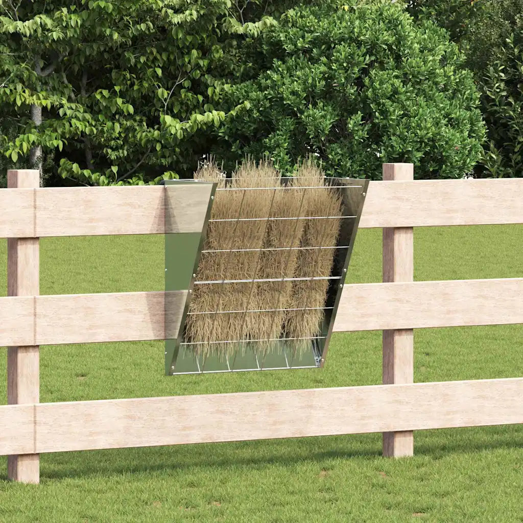 Mangiatore appeso per fieno in acciaio 33 x 61 x 66 cm, 5 kg