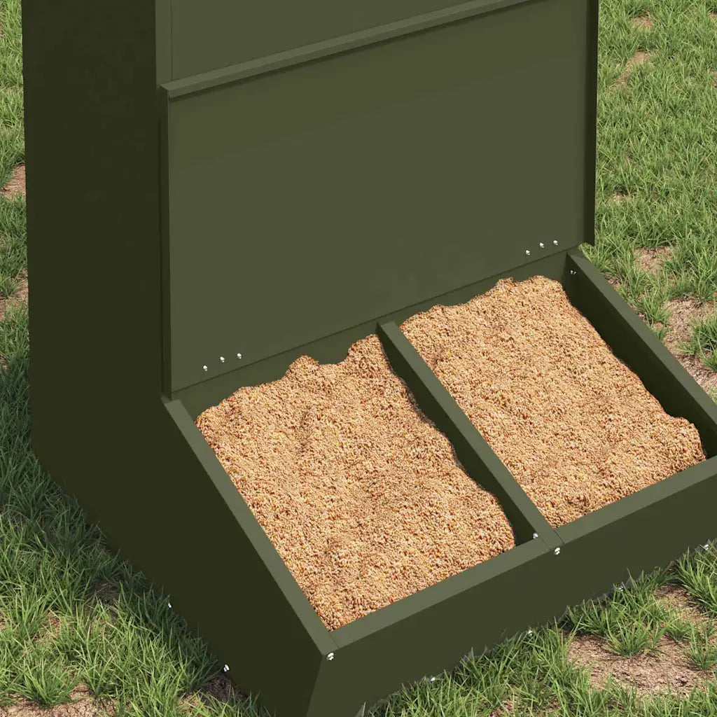Nutriente per maiali in acciaio zincato 55 x 51 x 91,5 cm 20 kg
