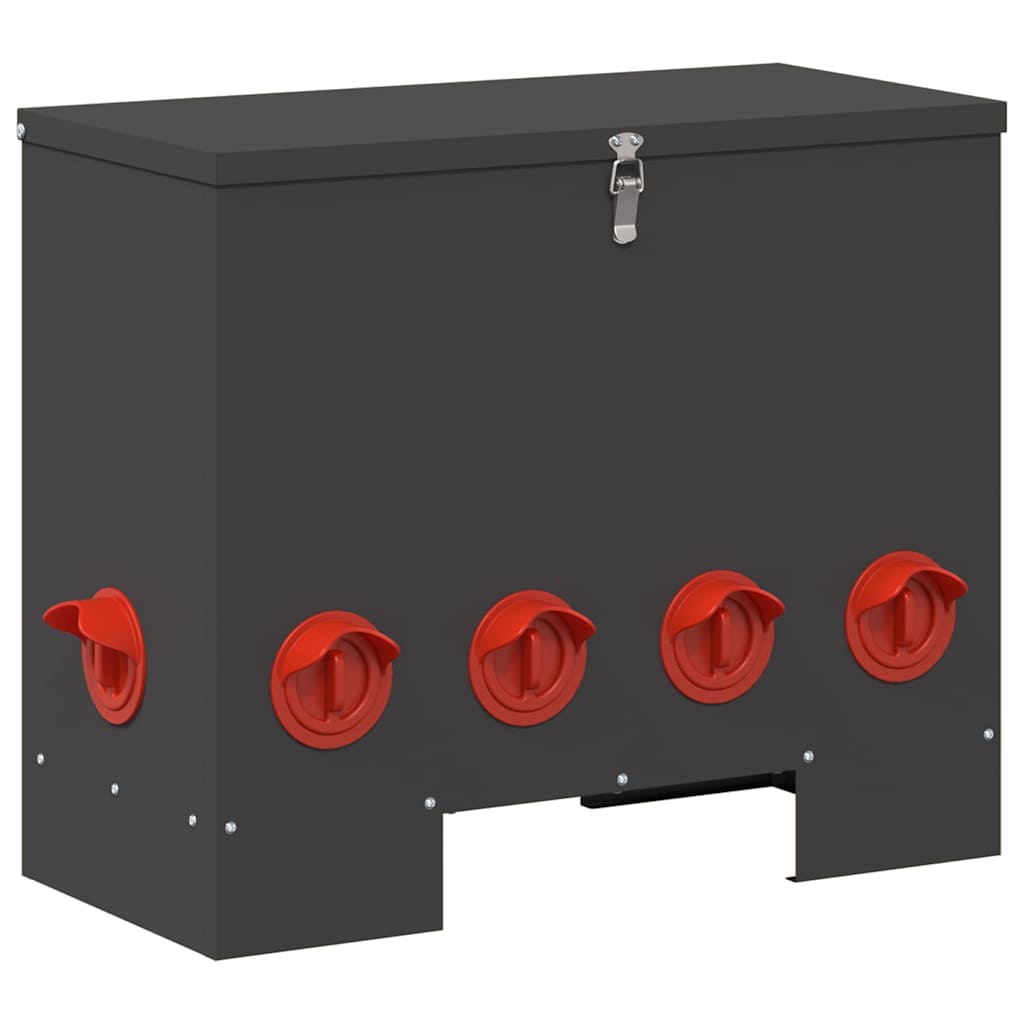 Feeder per pollo Nero 60,5 x 29 x 51 cm 25 kg