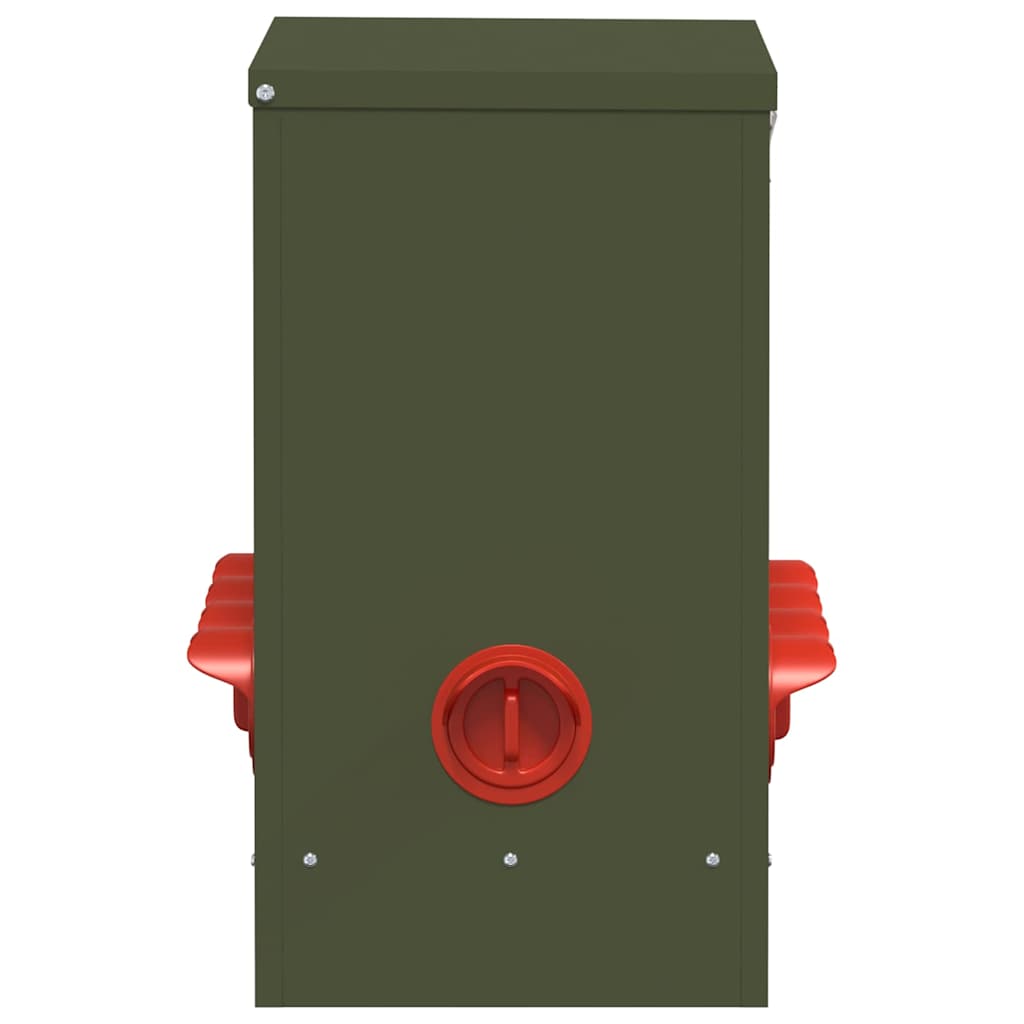 Feeder per pollo Verde Oliva 60,5 x 29 x 51 cm 25 kg