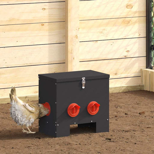 Feeder per pollo Nero 40,5 x 25 x 38 cm 20 kg